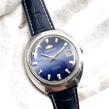 Orologio Orient 21 Jewels Automatic vintage blu anni 70 38mm Blu