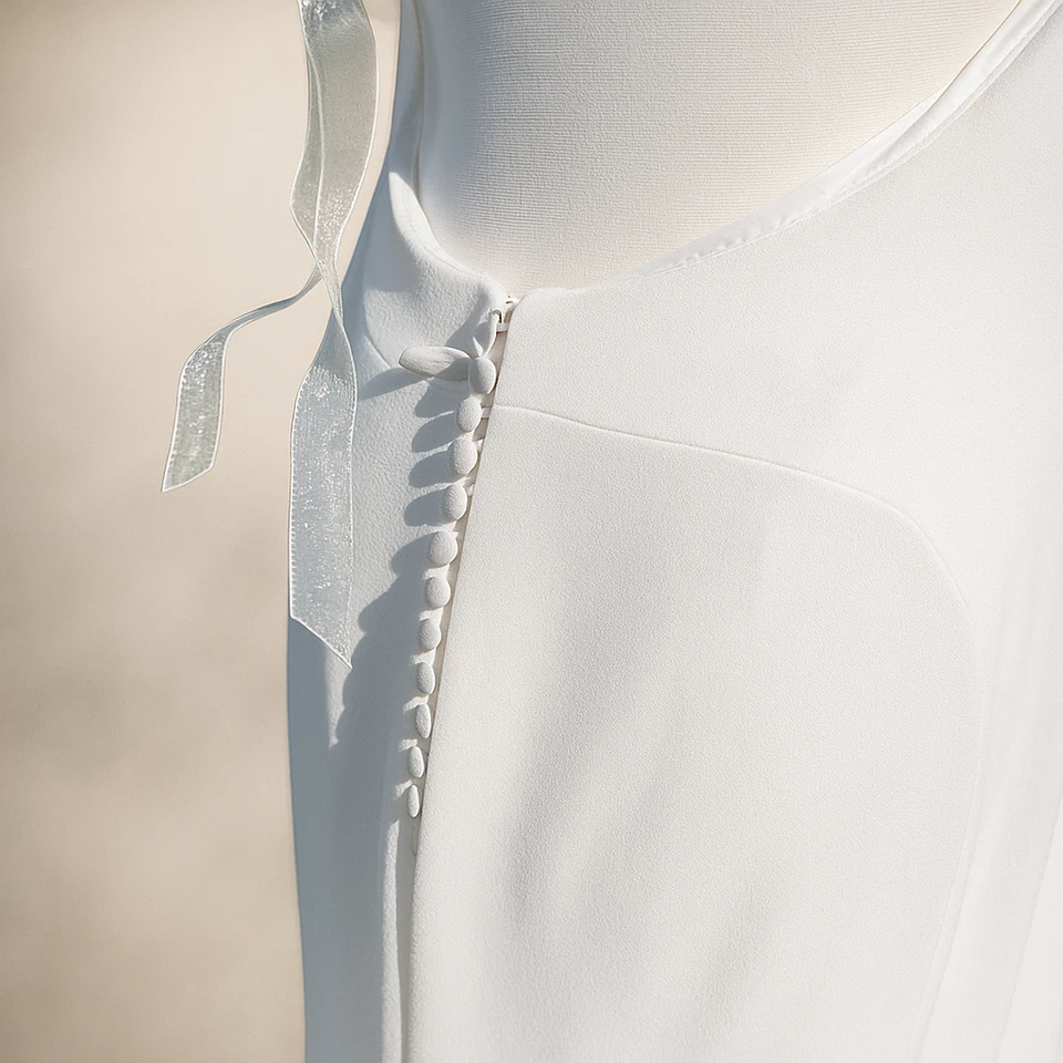 Vestido de novia Pronovias Valeria corte sirena espalda abierta talla 10/42 Foto 4 de 4