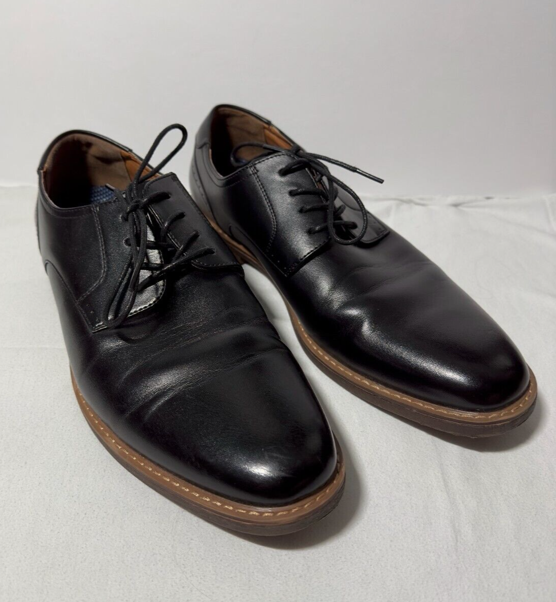 SAOLA Scarpe uomo Nunn Bush Comfort Gel in pelle NUOVE taglia 10 5M usate