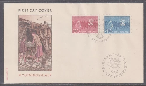 Finland 1960 World Refuge Year First Day Cover No 1
