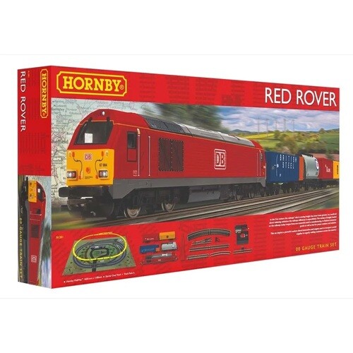 HORNBY R1281S RED ROVER ELECTRIC MODEL TRAIN SET - 42-R1281S - Bild 1 von 2