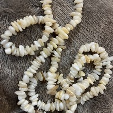 Natural Shell Chip Beads, One 30 Inch Strand- I Have More Available