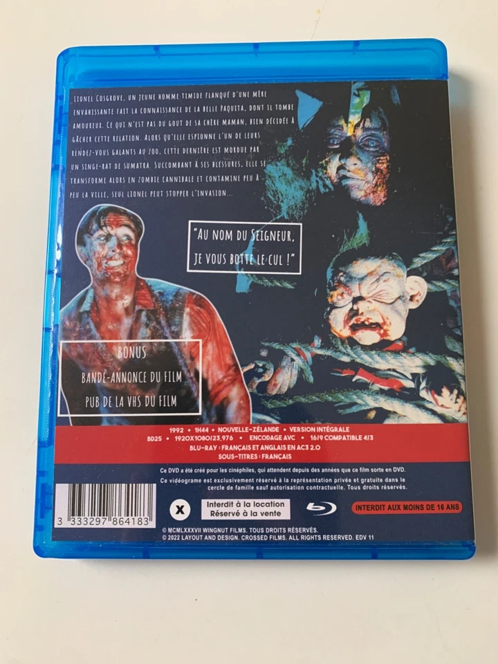 Braindead Blu-ray Peter Jack VF et VOSTFR - Photo 3/4