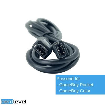 NERDLEVEL Linkkabel Link Kabel Verbindungskabel Tausch Port für GameBoy Pocket Game Boy