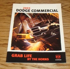 Original 2003 Dodge Truck Commercial Vehicles Sales Brochure 03 Ram Durango 