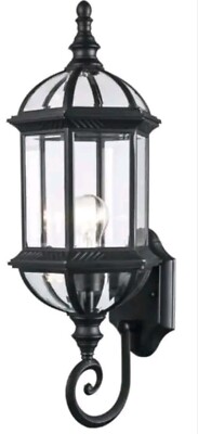 Trans Globe Lighting 4180 BK Light Up Lighting Outdoor Wall Sconce - Black S8