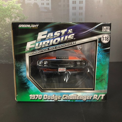 GREENLIGHT - 1:18 SCALE 2 FAST 2 FURIOUS 1970 DODGE CHALLENGER R/T VEHICLE - Picture 18 of 24