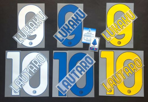 INTER KIT NOME+NUMERO UFFICIALE HOME/AWAY/3RD 2020-2021 official nameset