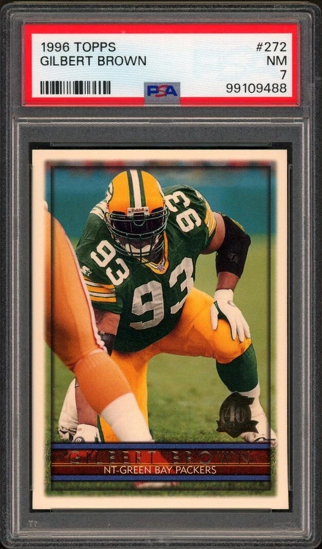 Gilbert Brown trading card