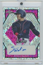 2020 Leaf Flash #BA-NM1 Noelvi Marte Base Autographs Pink #/15