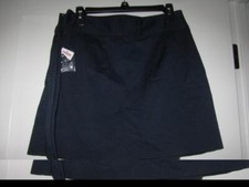 Vineyard Vines Navy Cotton Pleated Short Wrap Skirt with tie Women's sz 4 NEW