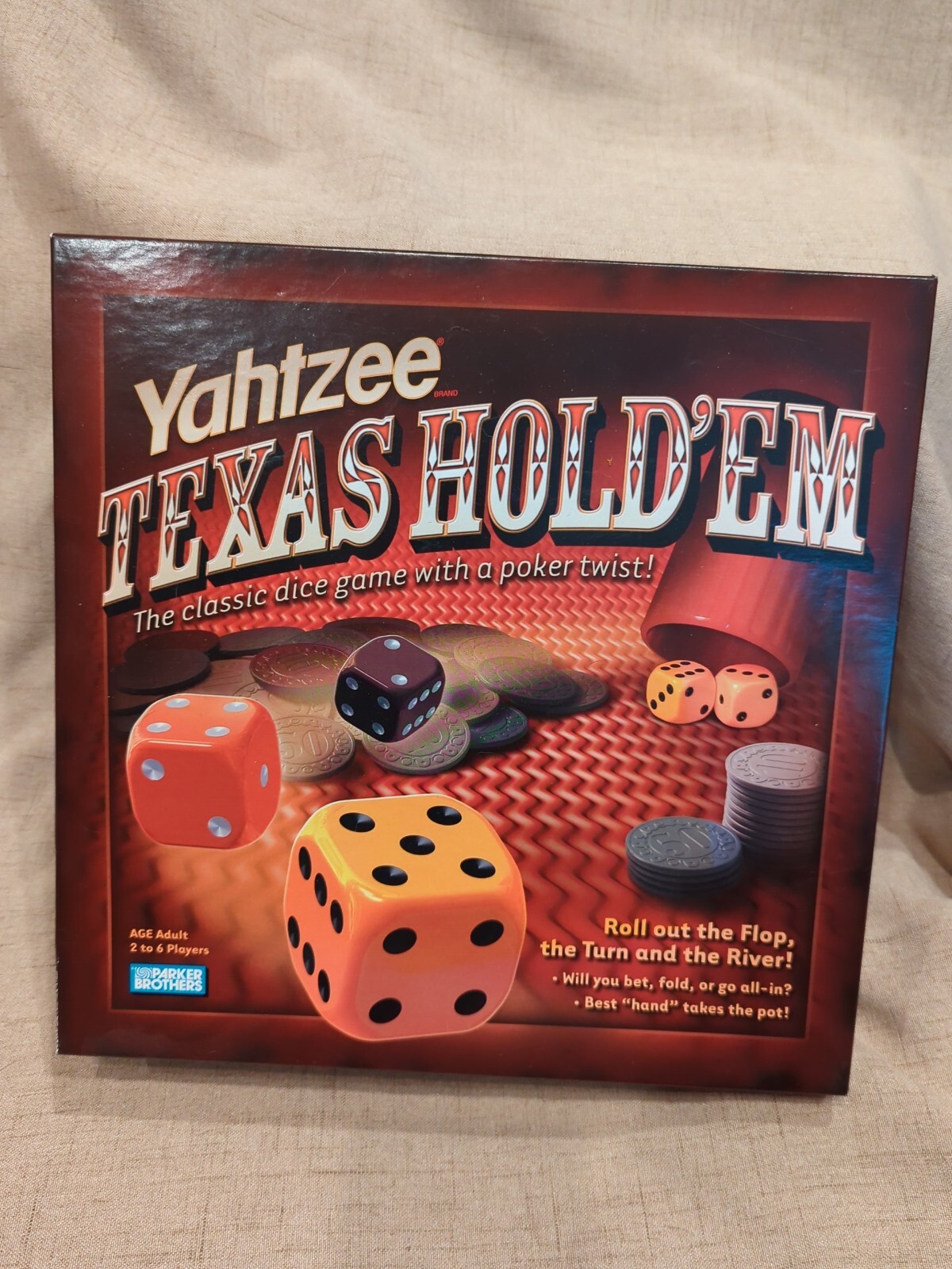 Hasbro YAHTZEE Texas Hold'em Poker Style Dice Game 42641 Complete eBay