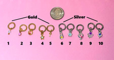 Dollhouse Miniature Jewelry - Charm Bracelets 1:6 Scale - Choice of 1