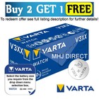 Varta 364 370 371 377 379 395 399 Watch Batteries BUY 2 GET 1 FREE OFFER