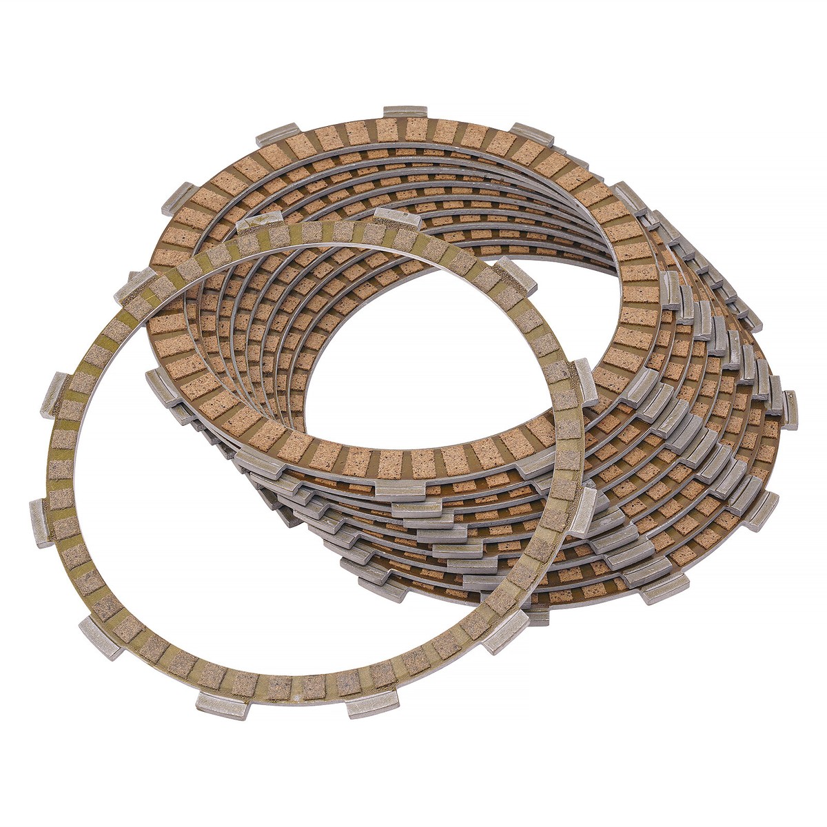 10Pcs Clutch Plates for Kawasaki ZX1400 Ninja ZX-14 ZX-14R ZG1400