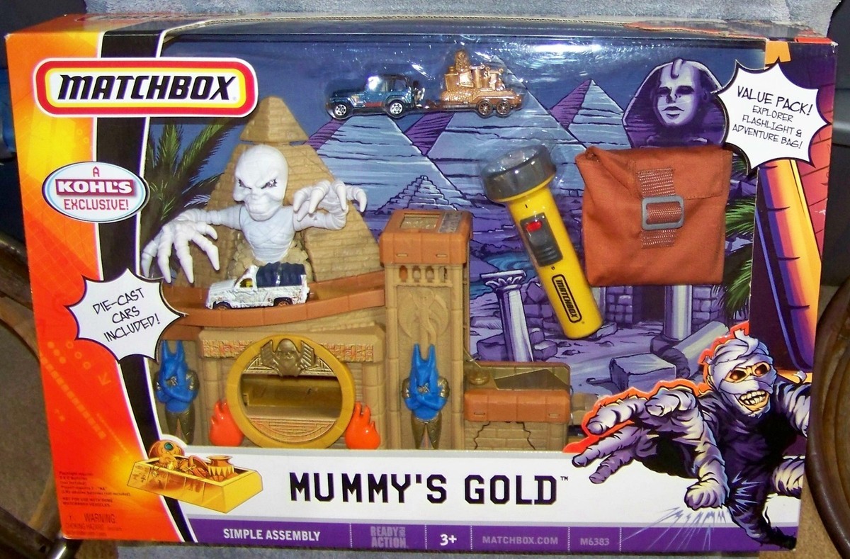 MATCHBOX 2008 MUMMY'S GOLD PLAYSET VALUE PACK SET KOHL'S