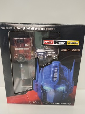 ppo1c clear leader optimus prime open box