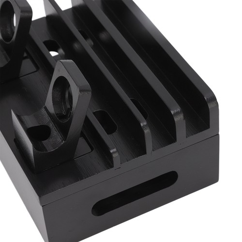 Bamboo Charging Station 5-Port USB Charger For Multiple Devices Black - Zdjęcie 5 z 12