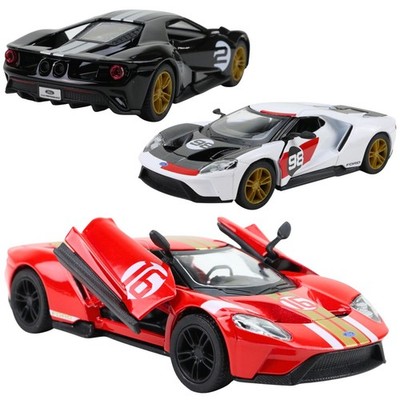 Ford GT Heritage Edition Kinsmart Modellauto Sportwagen 1:38  13cm