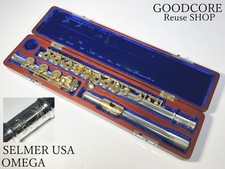 SELMER USA OMEGA Sterling Silver Gold-Plated Ring Keys Flute