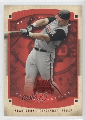 2005 Fleer National Pastime Red 104/150 Adam Dunn #8 0q3