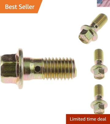 Caliper Bolt M10-1.5 x 22.8mm - Steel with Gold Finish for Better Performance