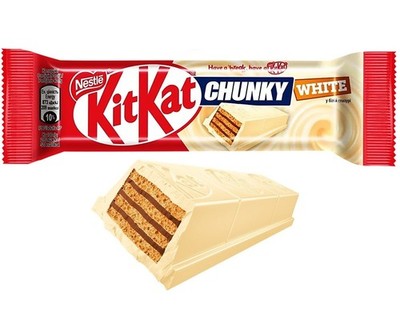Kit Kat White Chocolate Wafer Bar 40g Nestle Crispy Snack Fresh Break Multi Pack