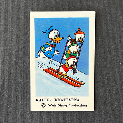 1963 Swedish Disneybilder Unnumbered Kalle Anka Donald Duck and The Nephws