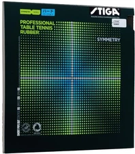 STIGA Table Tennis Rubber Tension Type Symmetry Hard Version Black Medium