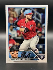 2023 Topps Series 2 - Charles Leblanc #446 (RC) Miami Marlins Rookie
