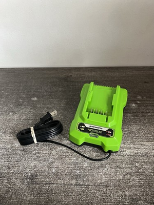 #ad Genuine OEM Greenworks Max 40V Lithium Battery Charger 29482 Tested amp; Working $27.95