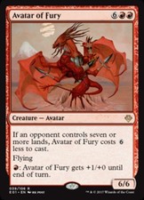 Avatar of Fury - Archenemy: Nicol Bolas #39/106 MTG Magic The Gathering