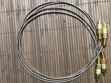 1 paio di cavi RCA RG 179 - 2x 1,1 metri - HighEnd con conduttore argentato
