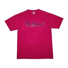 Vintage 90s Ballys Casino The Grand Shirt Mens Large Pink Las Vegas Made In USA