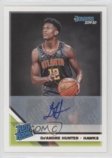 2019-20 Panini Donruss Rated Rookie Signatures De'Andre Hunter #204 Auto 0ja4