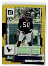 2022 Donruss Christian Kirksey #45 Premium Press Proof Houston Texans