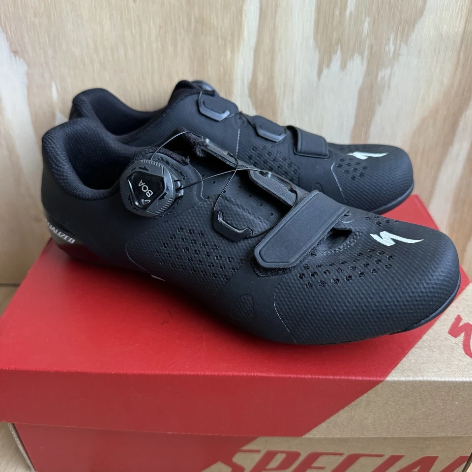 NOVO Sapato de Ciclismo de Estrada Specialized Torch 2.0 Carbono Preto 37 UE 5 EUA BOA - Imagem 3 de 4