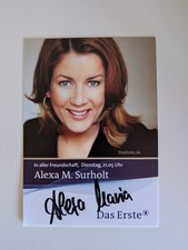 Original Autogramm von Alexa Maria Surholt   ...