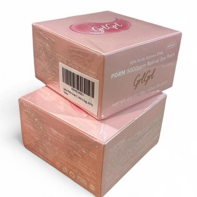 GrlGrl PDRN 5000ppm Retinal Eye Patch (60pcs) Hydrating Eye Masks [UNDER RETAIL]
