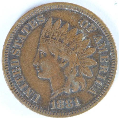 VF 1881 Indian Head Cent