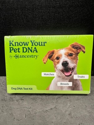 AncestryDNA Know Your Pet Dog DNA by Ancestry Breed Identification Test Kit 5 ml