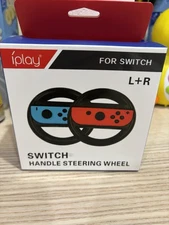 iPlay Switch Handle Steering Wheel Racing Wheel Red Blue for Nintendo Switch