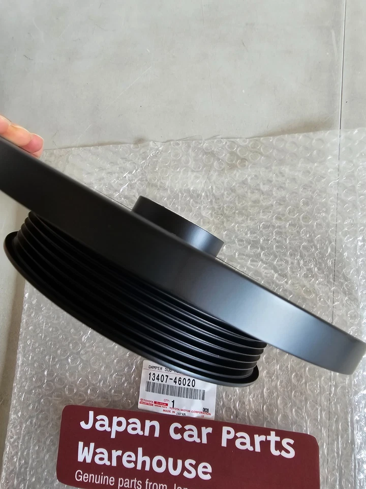 GENUINE TOYOTA OEM LEXUS MK4 IS300 GS300/400/500 CRANKSHAFT DAMPER SUB-ASSY Foto 4 de 4