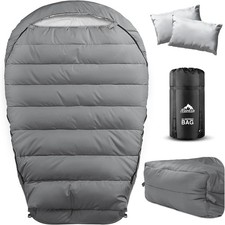 Mummy Double Sleeping Bag for Adults with Pil...