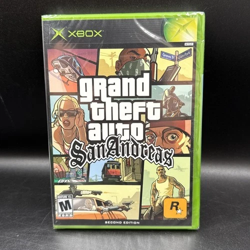 Grand Theft Auto: San Andreas Original Xbox 2005 New Sealed