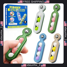 Fidget Toys Adults Stress Relief 4 Pack Desk Fidget Clicker for Focus