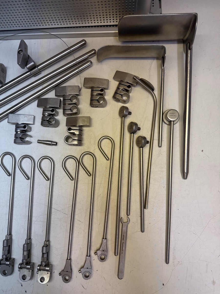 Thompson Farley Surgical Retractor Set with Sterilization Case