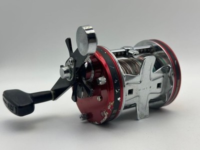 Abu Garcia Ambassadeur 7000 Red Baitcasting Reel Made in Sweden