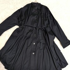UNIQLO+J Dolman Sleeve Shirt Dress Black M Cotton Blend Collab Used
