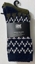 Frye Socks Women’s 5-10 Crew 2 Pairs Supersoft Comfort Fit Everyday Boot Socks